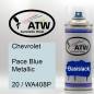 Preview: Chevrolet, Pace Blue Metallic, 20 / WA408P: 400ml Sprühdose, von ATW Autoteile West.